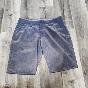 Under Armour Men's Heathered Navy Performance Shorts
